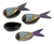 Lacquered wood boxes, 'Fantastic Fish' (set of 3) - Lacquered Wood Boxes (Set of 3)