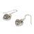 Sterling silver heart earrings, 'Filigree Heart' - Romantic Sterling Silver Dangle Earrings (image 2b) thumbail