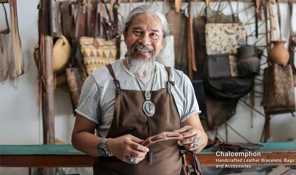 Chaloemphon | Handcrafted Leather Bracelets, Bags and Accessories