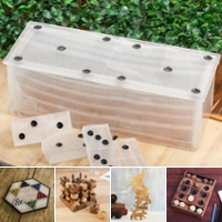 UNICEF Market  Hand Made Wood Pegs Board Game from Thailand - Strategy  Square